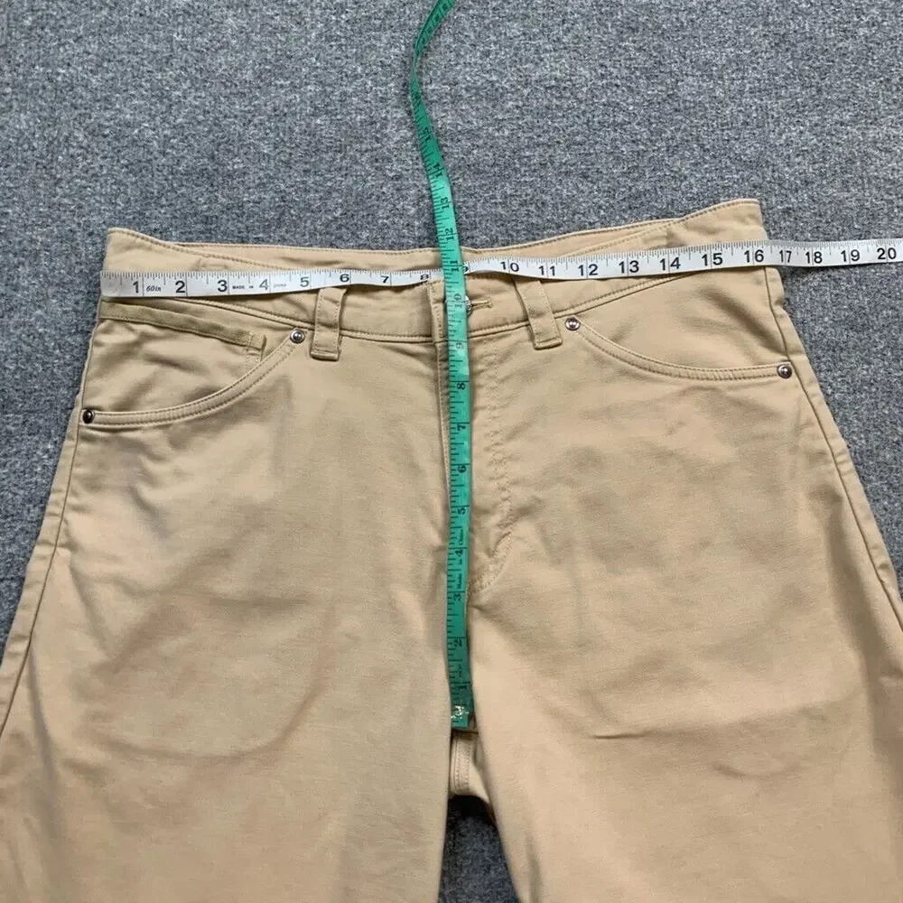 The North Face Shorts Mens 32 Wheat Cotton Stretch Flat Front Casual‎ Walk Chino
